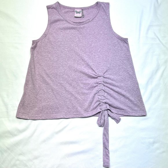 Paper Crane Pink Ribbon Girls Top Medium - Picture 1 of 6